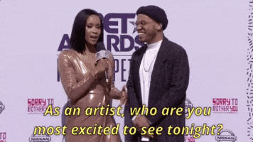 anderson paak as an artist who are you most excited to see tonight GIF by BET Awards