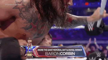 baron corbin wrestling GIF by WWE