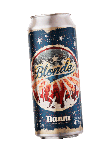 Beer Lata Sticker by Cerveza Baum