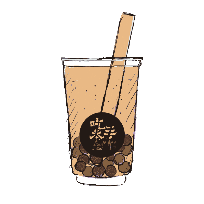 Milktea Sticker by CHICHA San Chen Sg