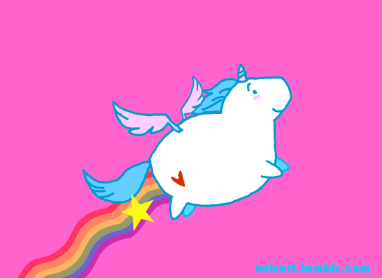 unicorn flying