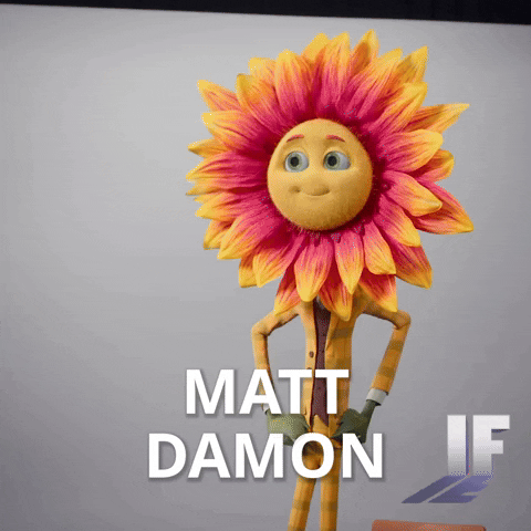 Matt Damon GIF by IF Movie