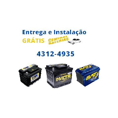 Central Baterias Lojas Sticker