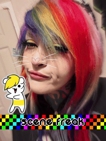 Hot Topic Rainbow GIF