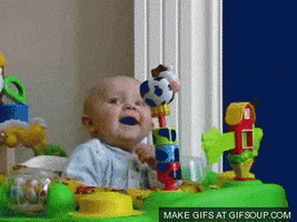 scared baby GIF
