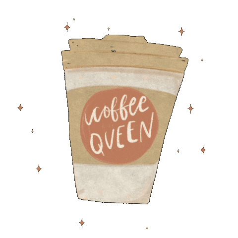 Coffee Fall Sticker