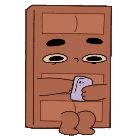 Phone Watching Sticker