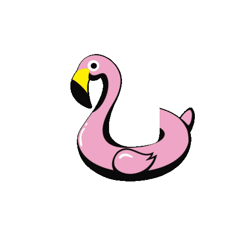 Pink Flamingo Sticker by PEACE TEA Canada