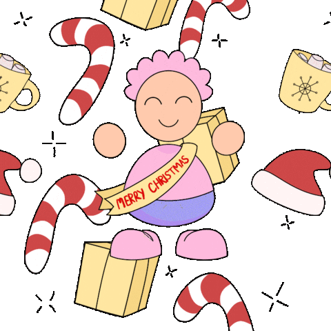 Merry Christmas Sticker by Fatman