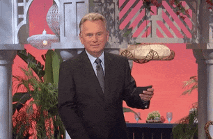Pat Sajak Kiss GIF by Wheel of Fortune
