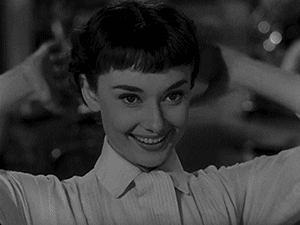 Audrey Hepburn Hair GIF