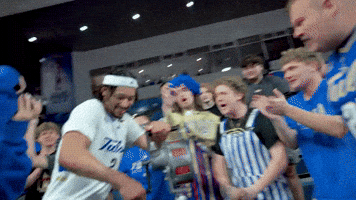 Tulsa Golden Hurricane Siren GIF by Tulsa Men's Basketball