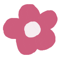 Pink Flower Sticker by crialine