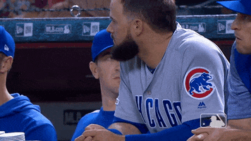 chicago cubs smile GIF by MLB