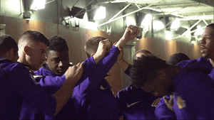 huddle up lets go GIF by NBA