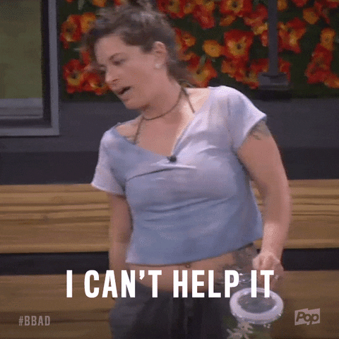 cant help it big brother GIF by Big Brother After Dark