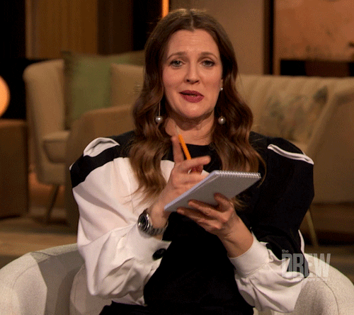 Kate Hudson Writing <strong>GIF</strong> by The Drew Barrymore Show