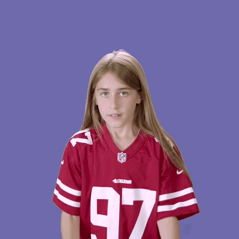 Holding Football Fan GIF by Sadie