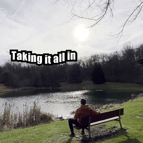 Relaxing The View GIF by Mike Hitt