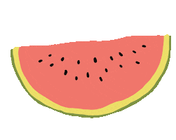 Watermelon Eating Sticker by Augustus Gelatery