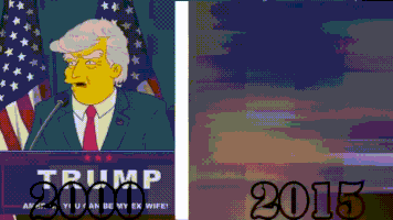 Trump Simpsons GIF
