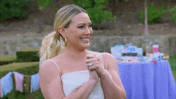 Happy Hilary Duff GIF by The Bachelor