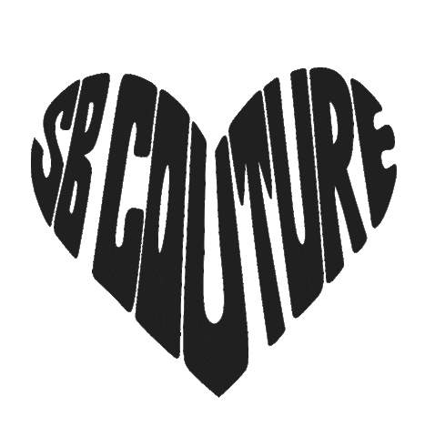 Black Heart Love Sticker by SB Couture