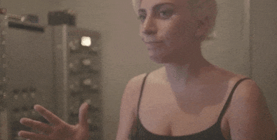 emotional clutches chest GIF by Lady Gaga