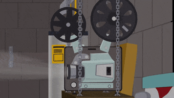 video film projector GIF by South Park 