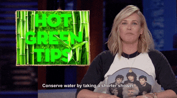 water conserve GIF by Chelsea Handler
