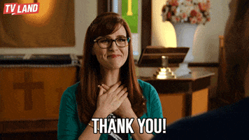 sara rue thank you GIF by TV Land