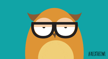lucid monday owl suspicious sanyi GIF