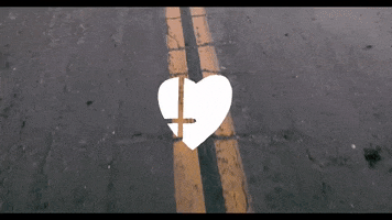 road hearts GIF