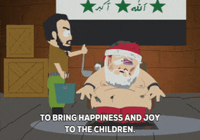 santa terrorist GIF by South Park 