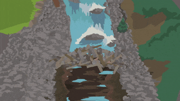 water waterfall GIF by South Park 