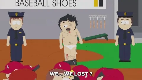 baseball bleeding GIF by South Park