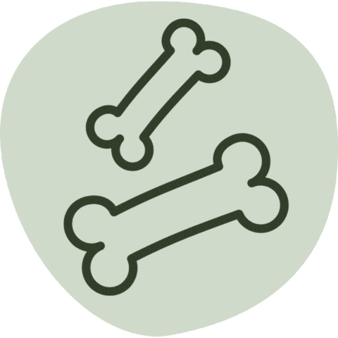 Bones Hunger Sticker by BARFERS