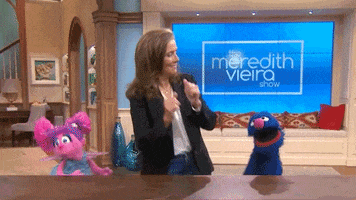 sesame street dance GIF by The Meredith Vieira Show
