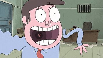 Shocked Surprise GIF by Cartoon Hangover