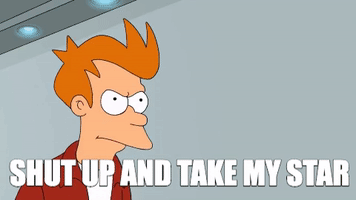 Star Shut Up GIF