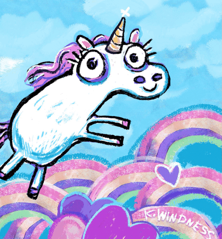 Happy Rainbow GIF