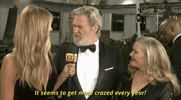 Jeff Bridges Golden Globes 2017 GIF by Entertainment Tonight