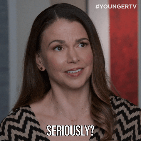 Sutton Foster Seriously GIF by YoungerTV