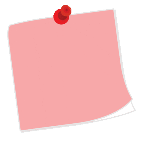 Jesswij pink note memo notepad Sticker