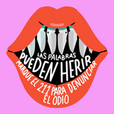 Words hurt - dial 211 Spanish text