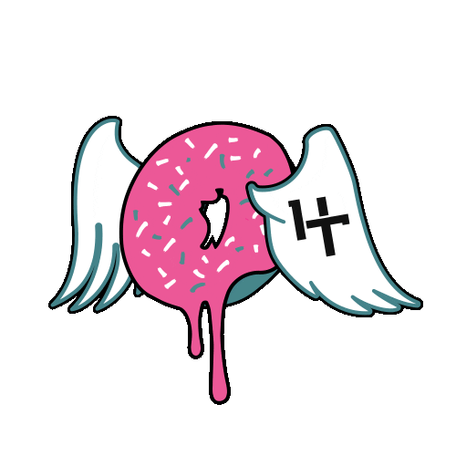 Simpsons Donut Sticker by HoleyToledough