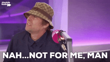 Disagree Liam Gallagher GIF by AbsoluteRadio