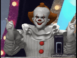 Happy Pennywise The Clown GIF by Morphin