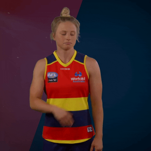 Crowsaflw Dust Shoulder GIF by Adelaide Crows