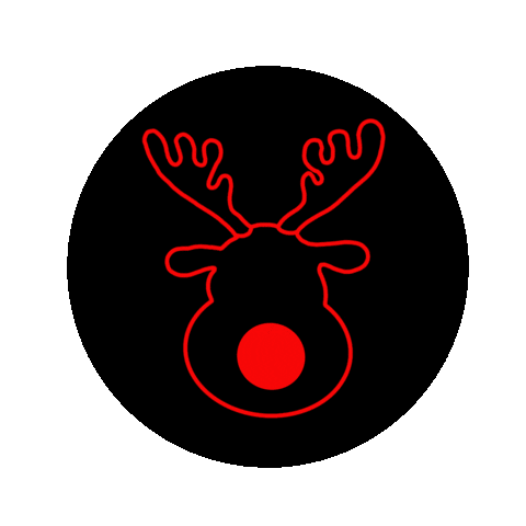 Red Nose Christmas Sticker by Cavanagh Foyle
